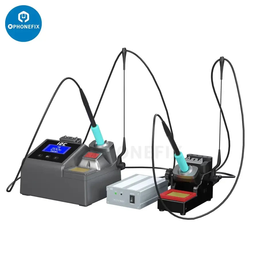 I2C SW-CH intelligent welding table expansion base for JBC T115 T210 T245 BGA soldering station by PHONEFIX, shown in image.