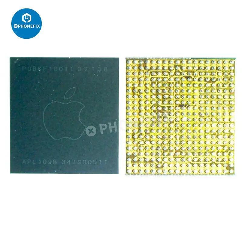 Main Power IC 343S00511 PMX65 for iPhone 13-15 Pro Max, electronic component from PHONEFIX, shown on a white background.