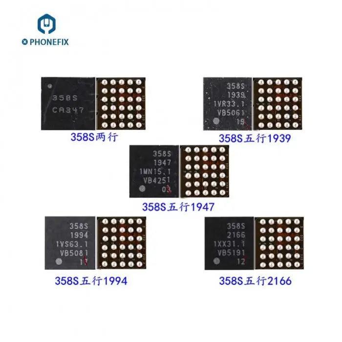SM5414 USB charging IC component for OPPO and Meizu phones, used for repair and replacement in mobile devices.