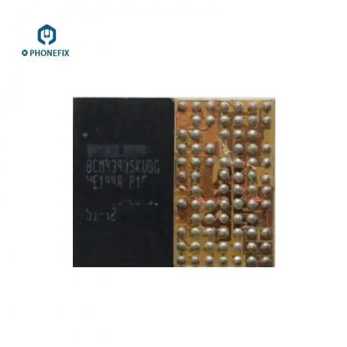 WIFI Bluetooth module IC BCM4343SKUBG for Samsung J700H G360H, small electronic component for mobile devices.