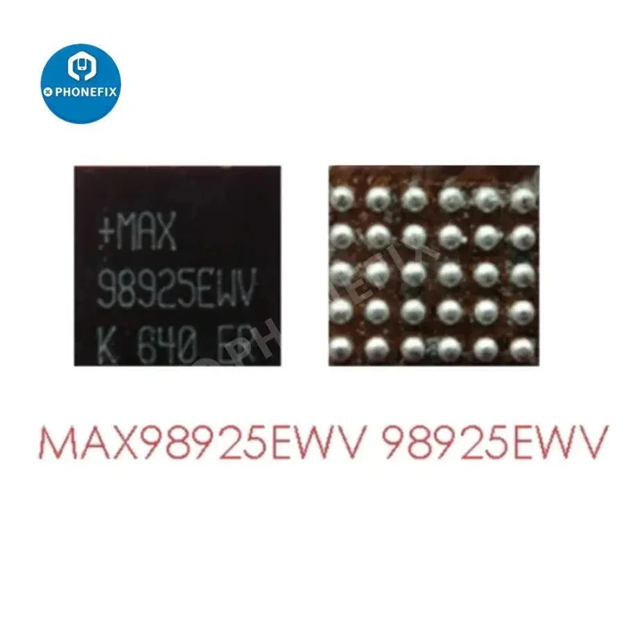 MAX98925EWV audio IC small power charger chip for Huawei P8, Glory 7, and 7i smartphones, used in mobile device components.