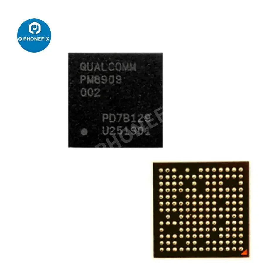 PM8909 PM Chip Power Supply Management IC for Samsung smartphones, showcasing the compact electronic component by PHONEFIX.