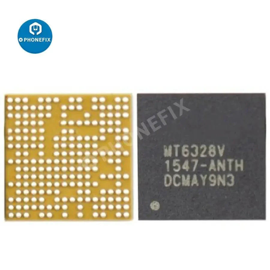 PhoneFix Chip Power IC for Android phones, MT6290/328V/6260A/6356W/6358W/6358VW components used in China-made smartphones.