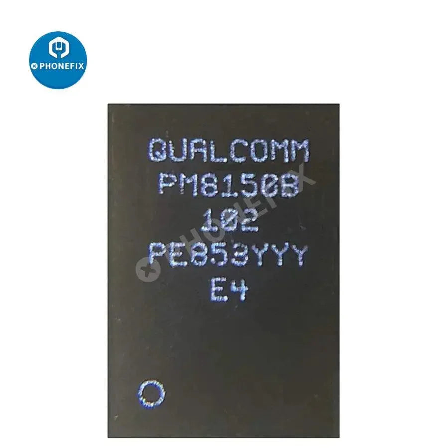 Small Power IC component for Samsung phones, branded PHONEFIX, used in phone repair, shown on a white background.