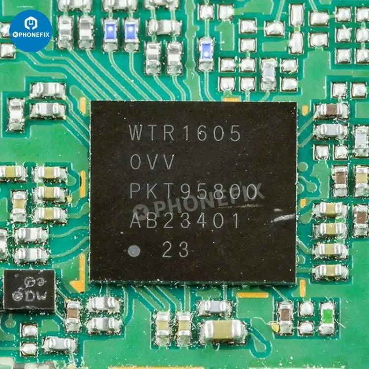 PhoneFix intermediate frequency IC component for iPhone 6 to 14 Pro Max, used in electronic repair and replacement.