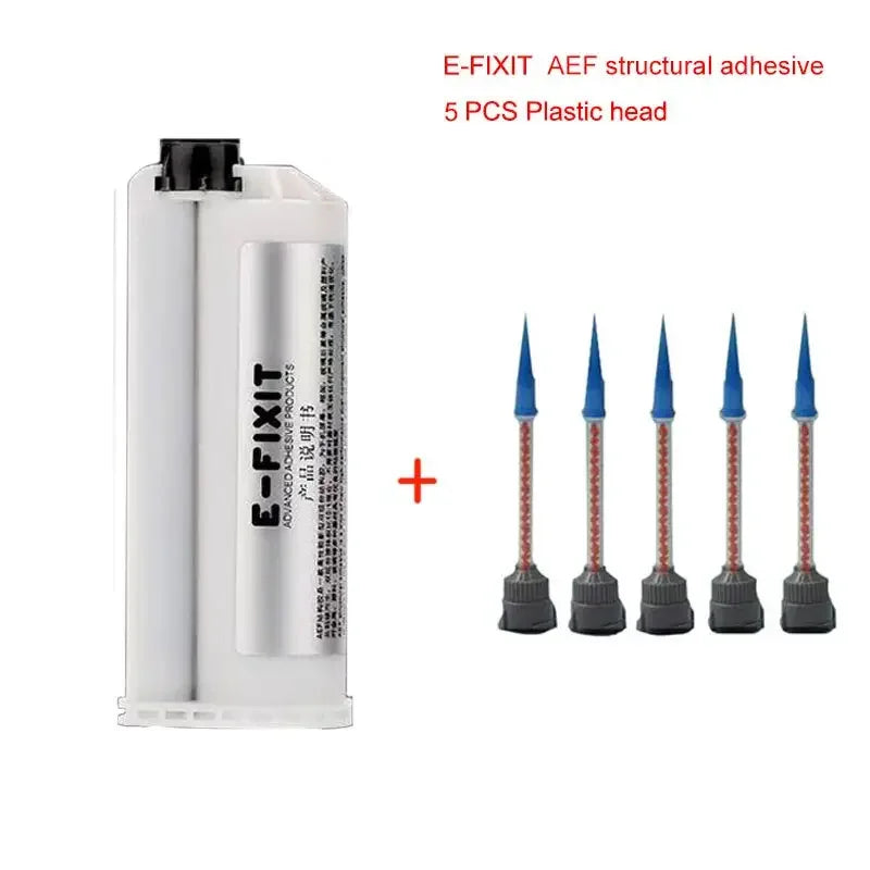 PhoneFix AEF structural adhesive glue for iPhone back cover glass repair, shown in the image.