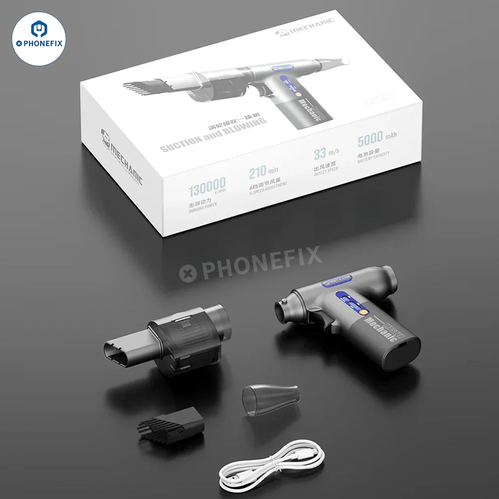 PhoneFix MECHANIC DB10 Turbo Blowing Suction Machine for phone repair, electric power tool for cleaning and suction tasks