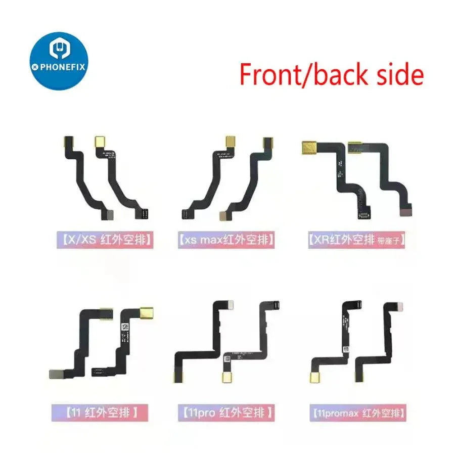 Infrared camera flex cable for iPhone X, XS, XS Max, 11, 11 Pro, 11 Pro Max, used for Face ID repair by PHONEFIX.