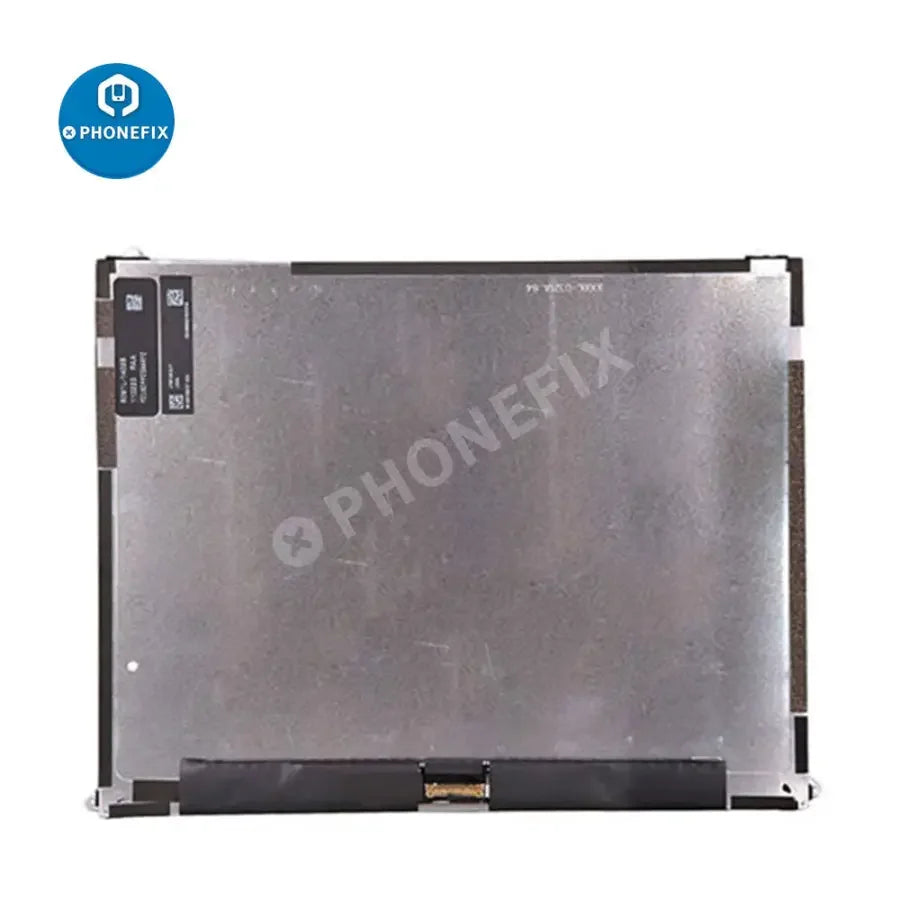PhoneFix LCD screen LP097X02-SLN1 replacement for iPad 2, showing the new iPad 2 display panel with connectors and bezel.