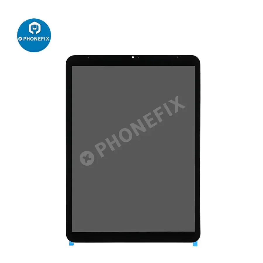 iPad Pro 11 1st/2nd generation LCD with digitizer assembly replacement by PHONEFIX, showing the assembled screen and digitizer components.