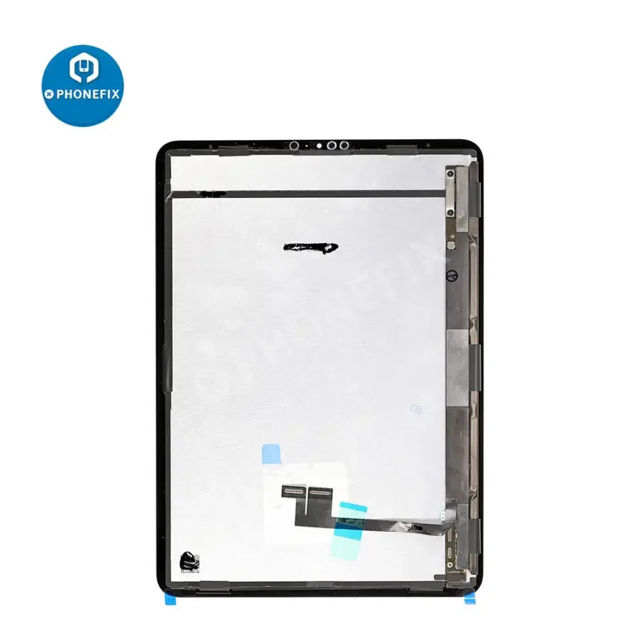 iPad Pro 11-inch 1st/2nd generation LCD with digitizer assembly replacement by PHONEFIX, showing the assembled screen and digitizer components.
