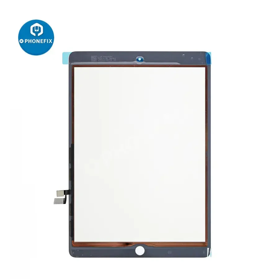 iPad 10.2-inch 7th/8th generation touch screen digitizer replacement by PHONEFIX, showing the replacement iPad screen.