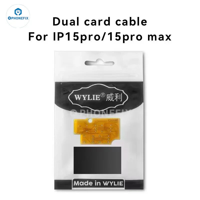 PHONEFIX Wylie Tool Kit for iPhone 14 Pro Max, converts eSIM to SIM card, includes tools for iPhone accessories repair.