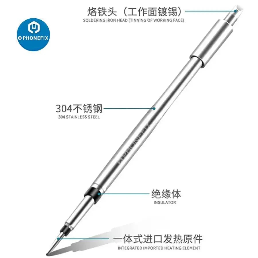 Universal JBC C245 soldering iron tip for JBC soldering stations, designed for precise soldering tasks.