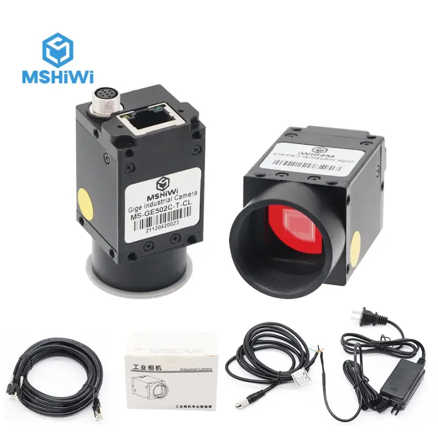 PHONEFIX high-speed GigE machine vision camera with global shutter for industrial imaging, capturing detailed visuals in industrial settings.