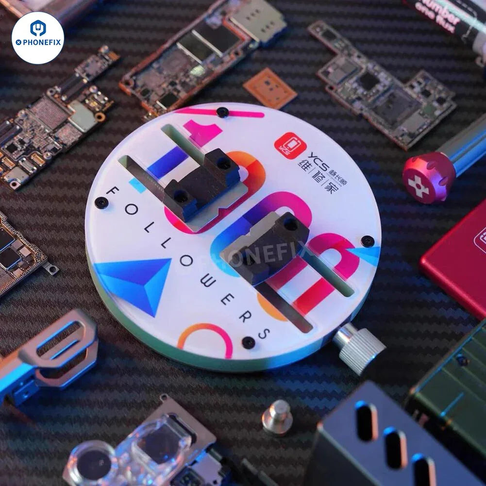 PHONEFIX YCS P03 H03 Pro universal phone PCB holder for CPU IC soldering and motherboard testing fixture.