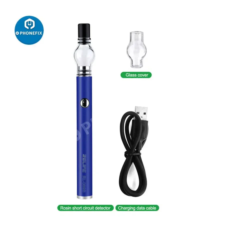 RELIFE Rosin Atomizer flux pen for phone repair, short circuit detection, assist tool by PHONEFIX, used for iPhone and electronics repair