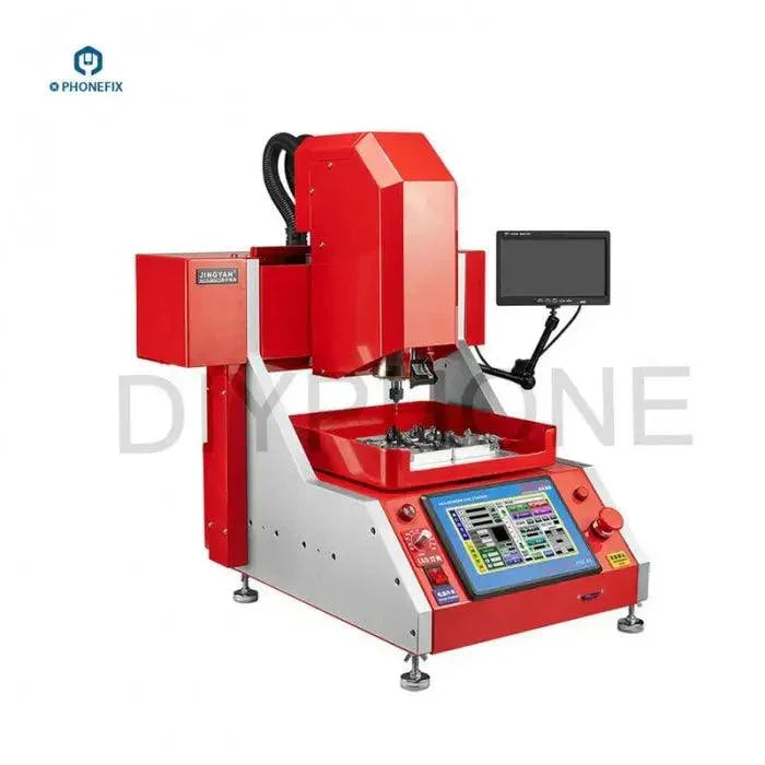 PhoneFix CNC router PCB BGA IC grinding machine for iPhone motherboards, precision tool for electronics repair and PCB deburring