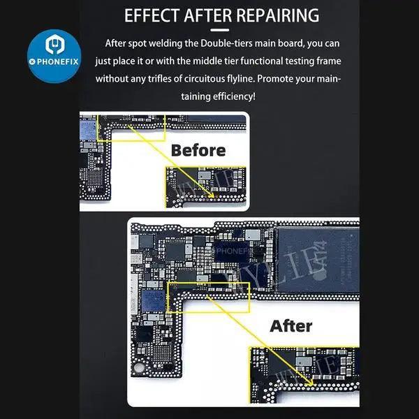 WYLIE Dot-Repairing Soldering Lug for Phone Welding Plates by PHONEFIX, used in phone repair and soldering applications.