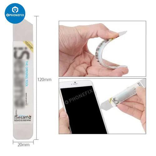 10-in-1 stainless steel spudger pry opening tool by PHONEFIX for phone disassembly and repair.
