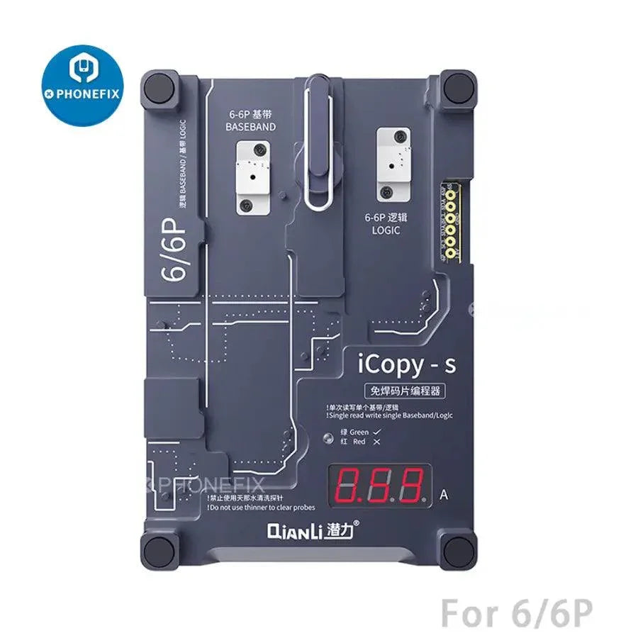QianLi iCopy-S double-sided baseband module for iPhone 6 to XS Max, PHONEFIX phone programmer component.