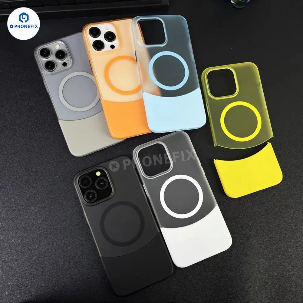 PHONEFIX anti-drop MagSafe phone case for iPhone 16 Pro Max, showcasing durable protection and sleek design.