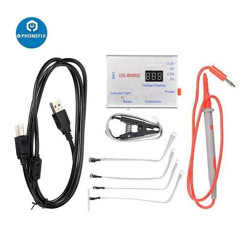 PhoneFix DS-809 unlocking tool for Apple MacBook removal, PIN and EFI unlock, used for phone and laptop repair.