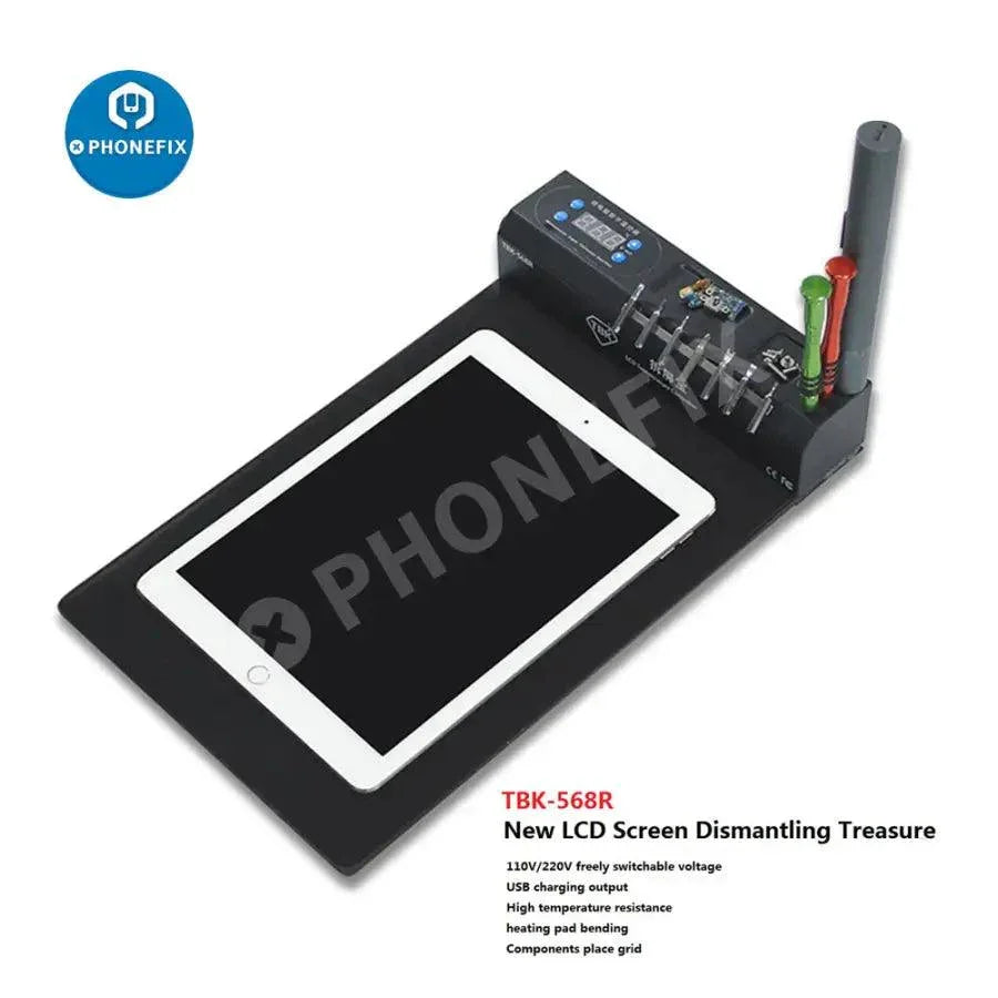 PHONEFIX TBK-568R LCD screen separating machine pre-heating platform for LCD repair and separation.
