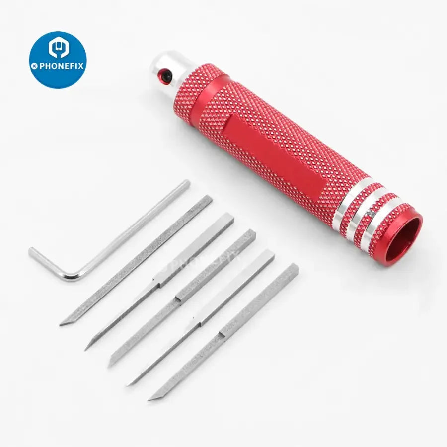 PHONEFIX RC Car DIY cutting tool chisel kit with model scriber in 0.2, 0.4, 0.6, 0.8, and 1mm for RC drone repairs