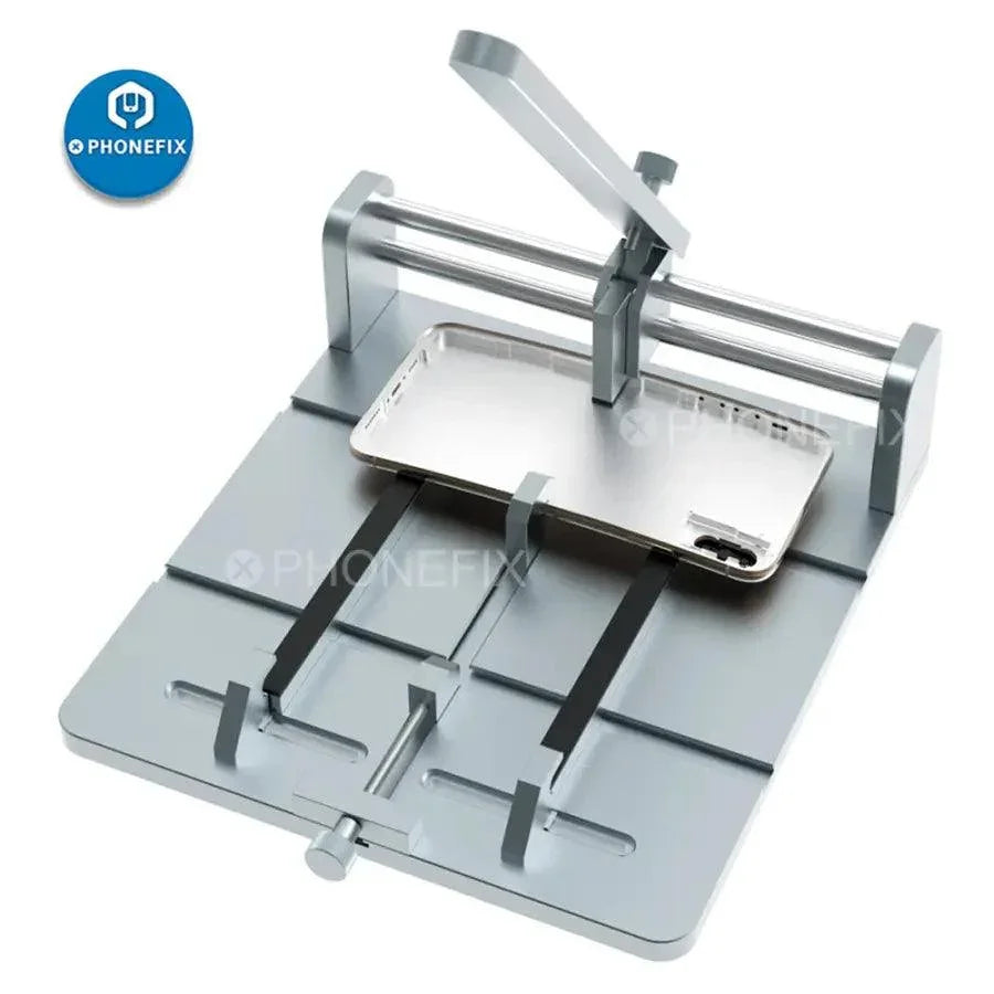 PHONEFIX TOOLGUIDE universal fixture for iPhone back cover and middle frame, used for screen opening and repair.