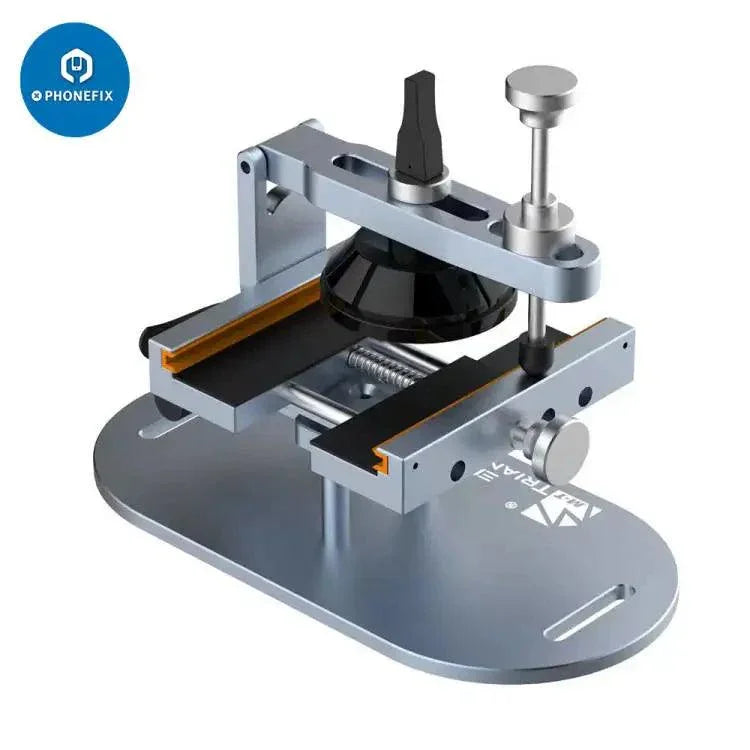 PHONEFIX non-heating screen separator fixture for iPhone and iPad LCD screen opening repair, used in device screen repair processes.
