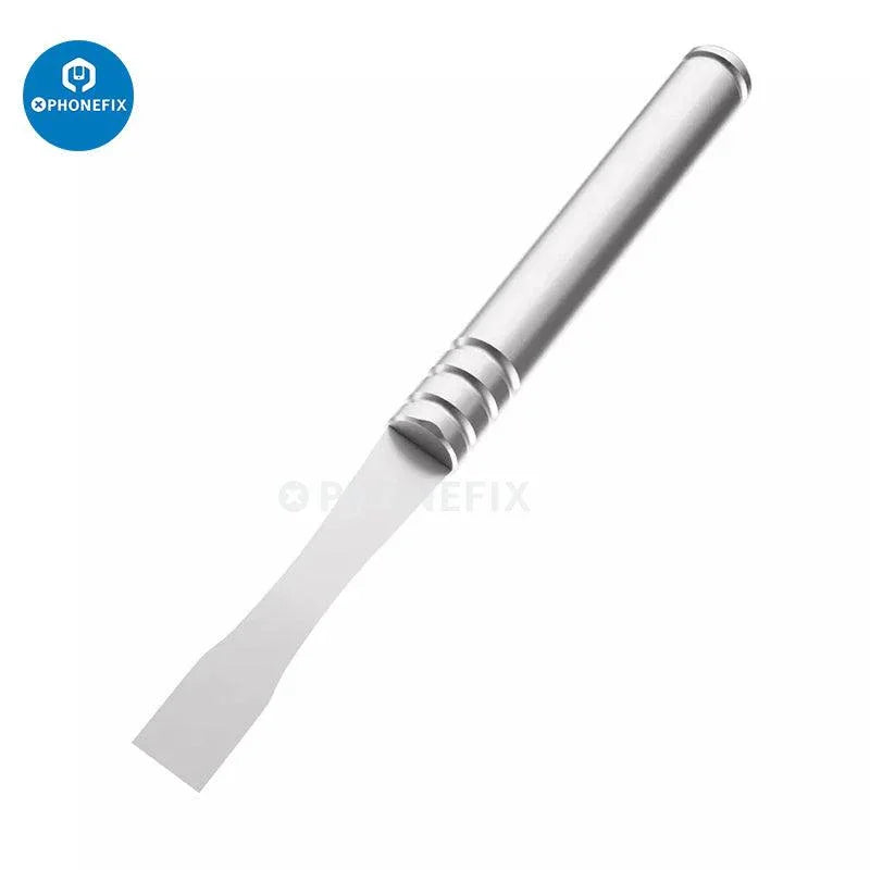 PHONEFIX BST-75 Ultra-Thin Disassembly Blade Metal Spudger for screen opening and device repair.