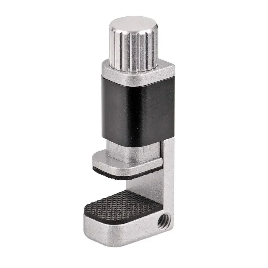 Metal rotating clamp for phone screen repair, PHONEFIX brand, adjustable fastener for securely holding screens during repair.