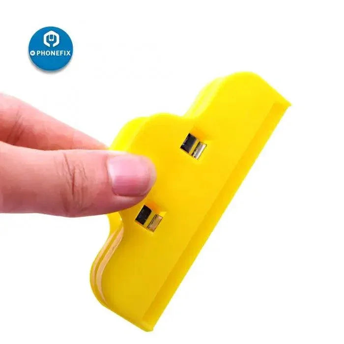 Plastic clip fixture fastening clamp for phone LCD screen opening, designed for phone repair by PHONEFIX.