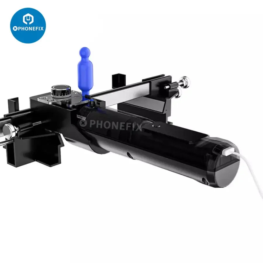 PhoneFix TBK928 mini cutting machine for phone LCD screens, used for dismantling and separating smartphone displays.