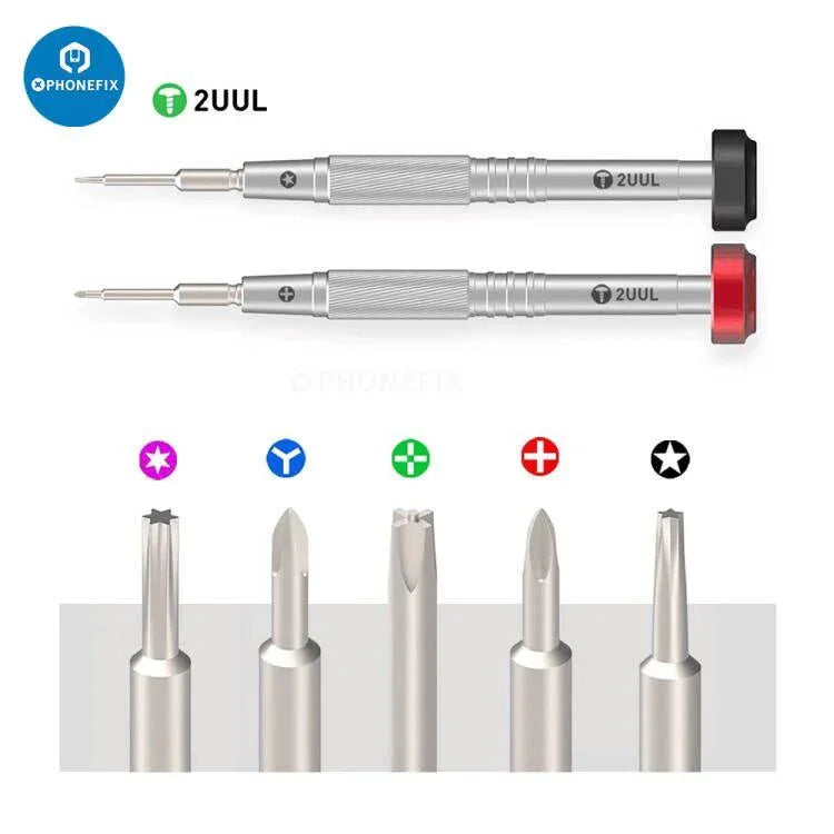 2UUL 3D Precision Screwdriver for phone repair by PHONEFIX, featuring a compact screwdriver tool for mobile device maintenance.