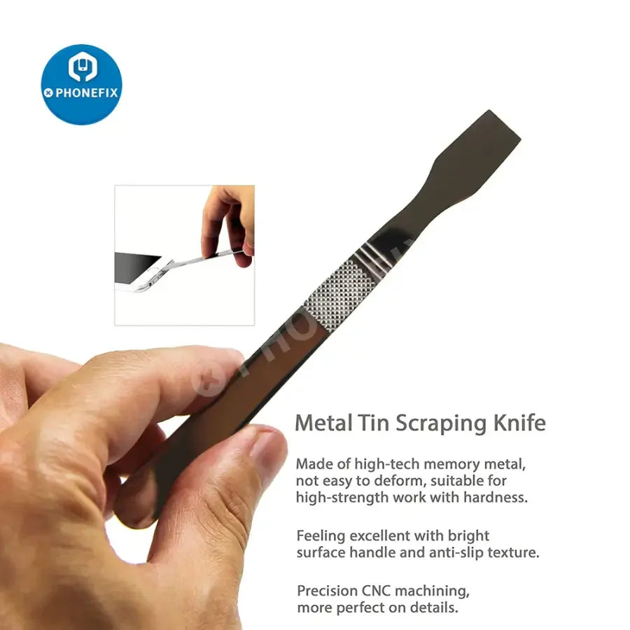 PHONEFIX All In 1 LCD Screen Opening Toolkit and Screwdriver Set for phone repair, includes tools for opening and fixing mobile screens.