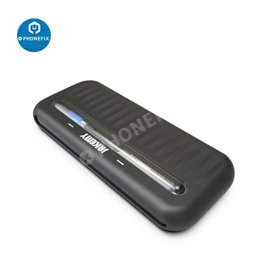 PHONEFIX JM-Y03 Plus 43-in-1 electric screwdriver with rechargeable bits, showing multiple screwdriver tips and ergonomic handle