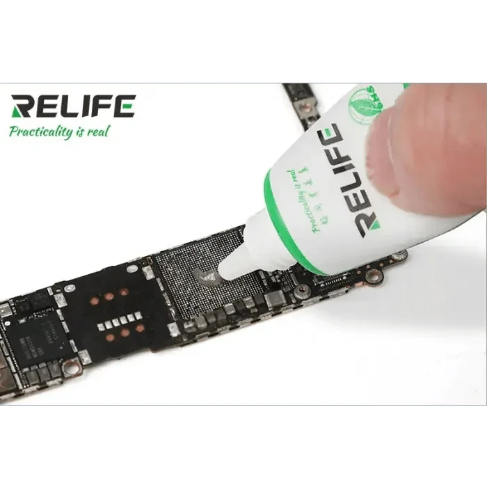 Relife RL-429 20ML Hose BGA Flux Paste for Phone Repair, solder paste and BGA flux for electronics assembly and rework.