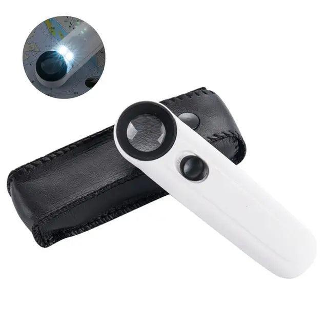 40x handheld jeweler magnifying glass for chip and PCB inspection, Soldering Magnifying Glass by PHONEFIX.