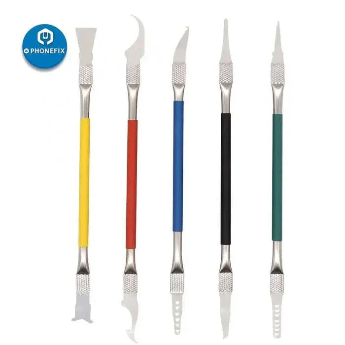 PhoneFix 5-in-1 CPU NAND remover knife and BGA chip soldering repair tool with thin blade for precise electronics repair.