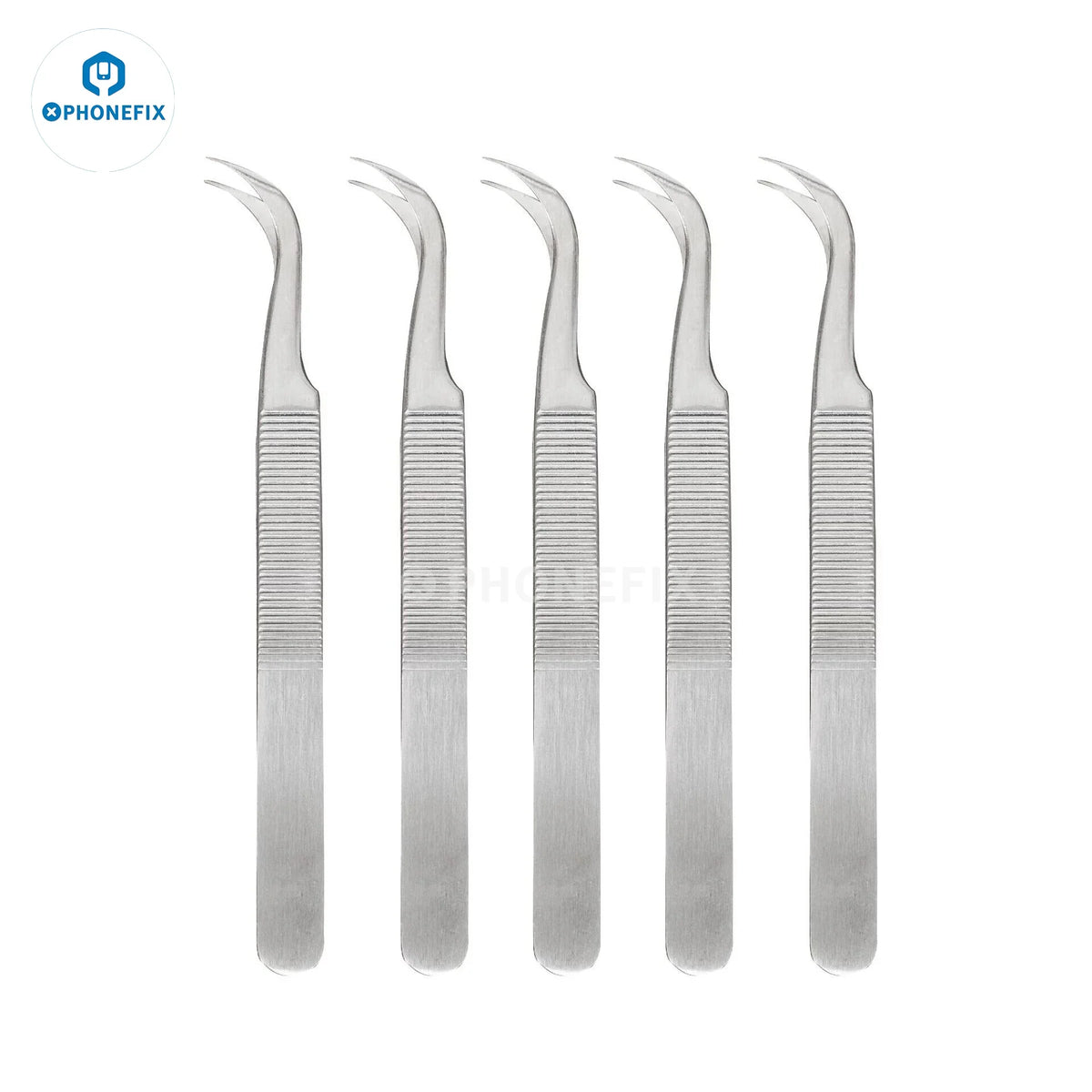 PHONEFIX KAIGEXIN tweezers clamp for mobile phone mainboards, precision removal tool for electronic repair.