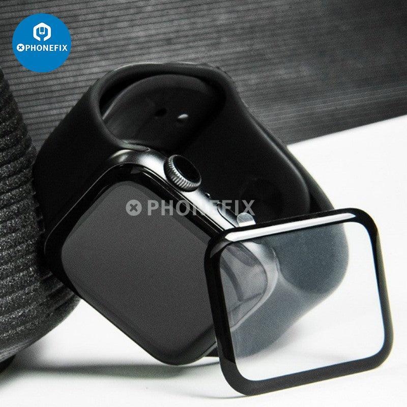 PHONEFIX anti-scratch PMMA screen protector for Apple Watch Series 38-49MM, protects smartwatch display from scratches.