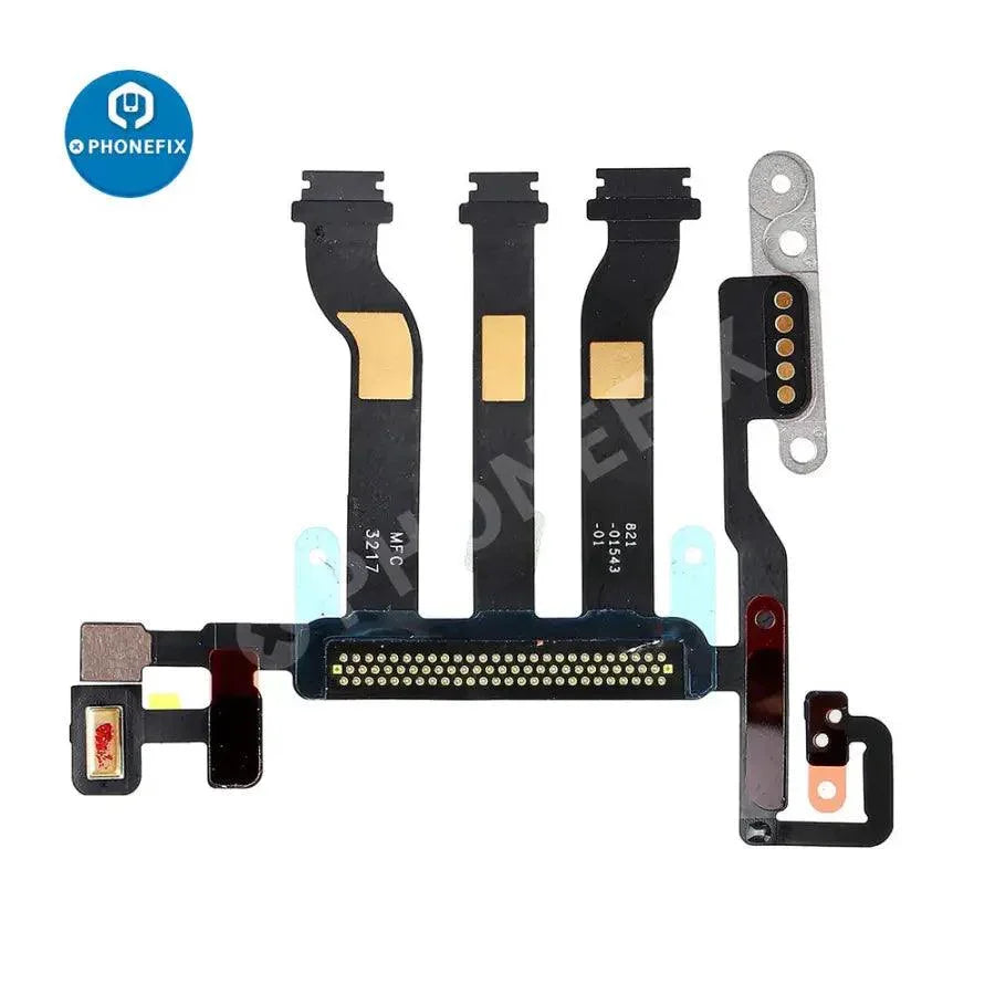 GPS LCD flex connector for Apple Watch Series 3 38mm, a watch accessory by PHONEFIX, shows the replacement flexible cable.