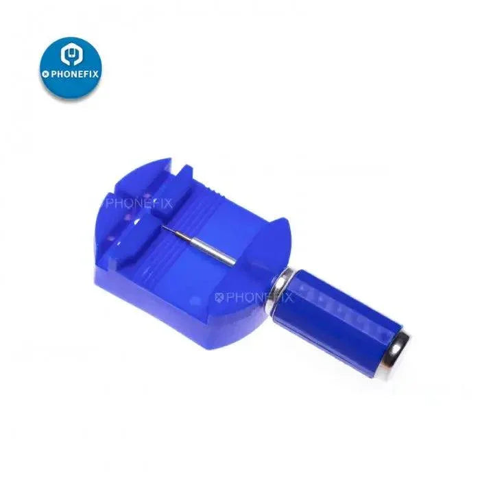PhoneFix watch link remover and strap repair tool for adjusting watch bands and replacing links.