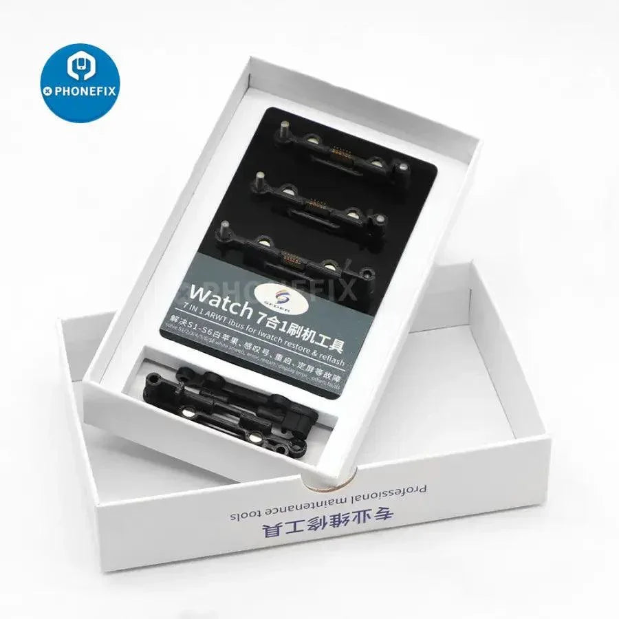 PHONEFIX AWRT 3rd Gen Apple Watch restore tool for S1 to S6 models, used for repairing and restoring Apple Watch devices.
