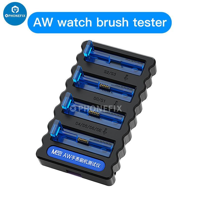MaAnt AW Watch Brush Tester Recovery Tool for Apple iWatch S1-S6, PhoneFix watch restore tool for cleaning and maintenance.