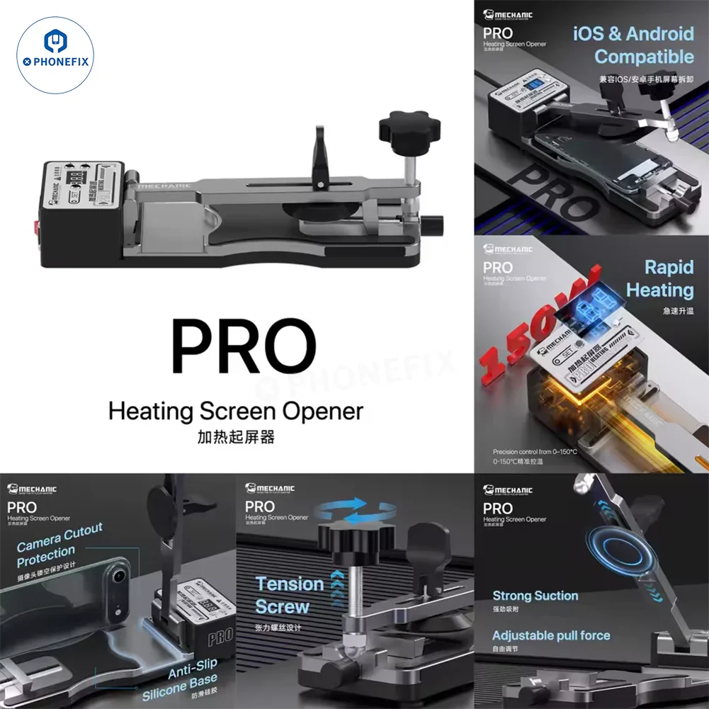 MECHANIC PRO Heating Screen Opener for Phone LCD Disassembly