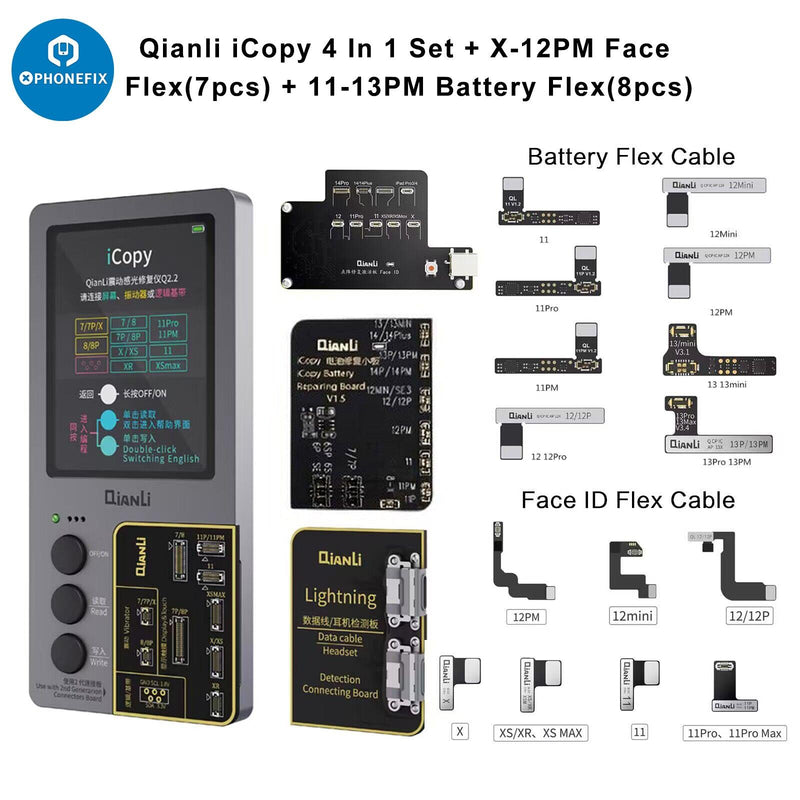 QianLi iCopy Programmer for iphone LCD Screen Light Sensor Battery - CHINA PHONEFIX