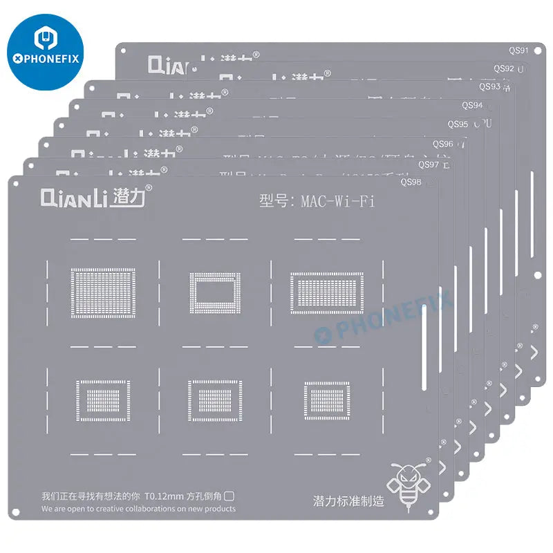 Qianli MAC BGA Reballing Stencil For MacBook Chip Soldering